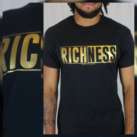 Jrc - Richness T-shirt Black & Gold