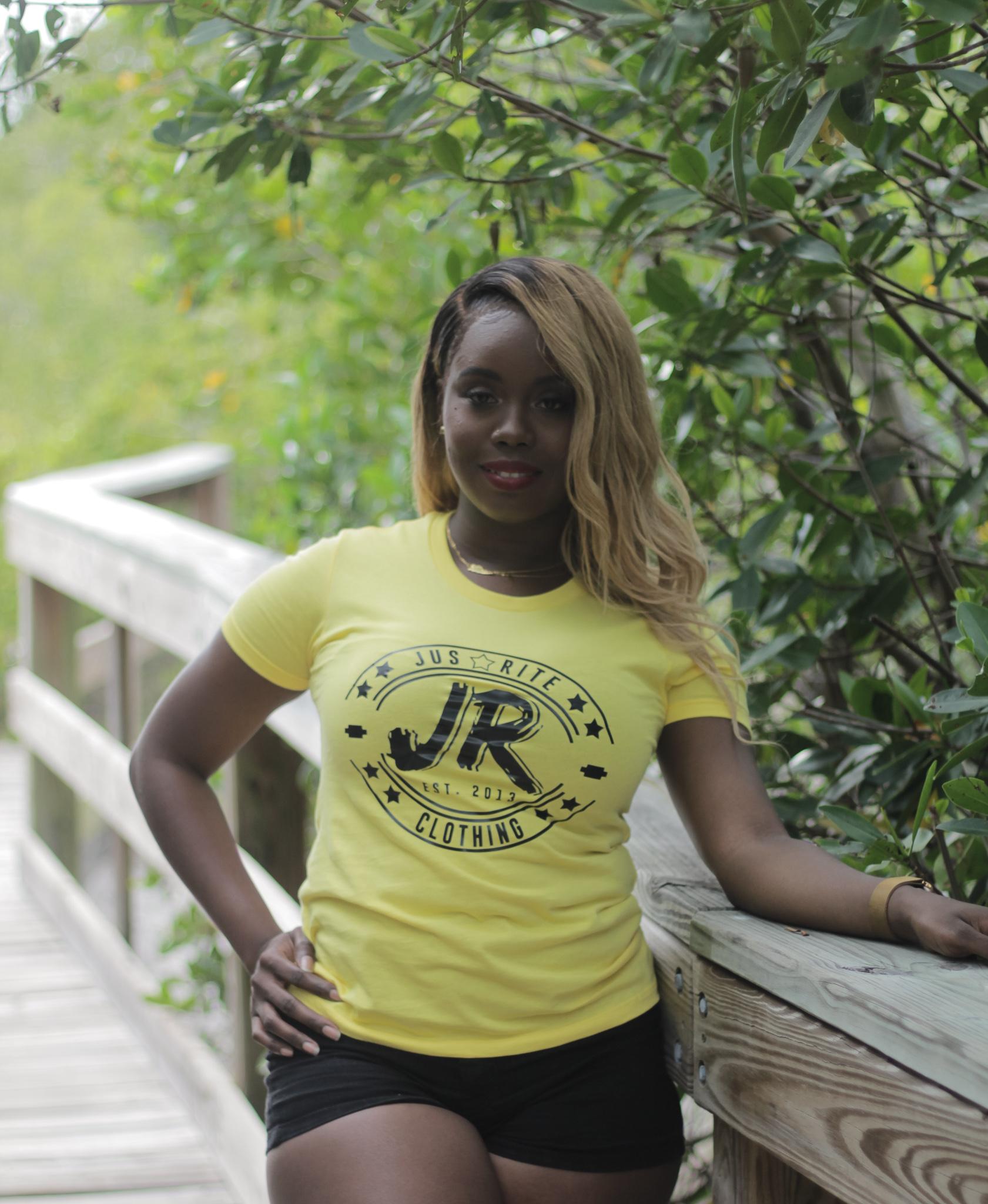Jrc Ladies T-shirt Yellow & Black