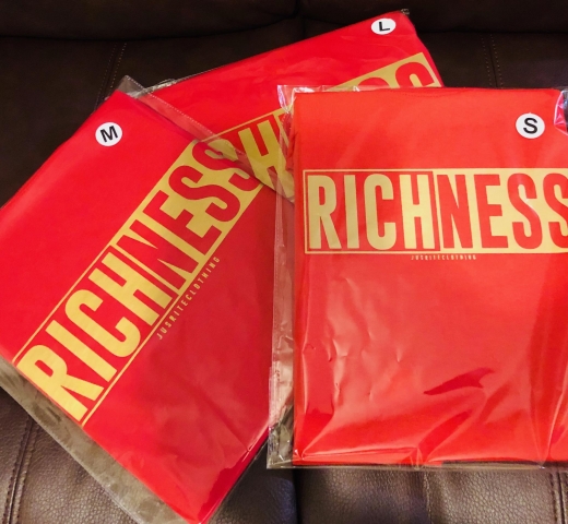 Jrc Richness T-shirt Red & Gold