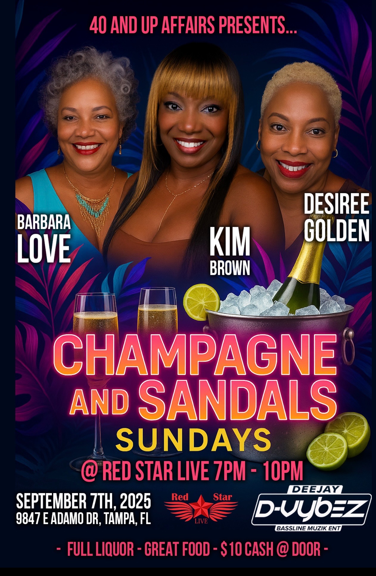 Champagne And Sandals