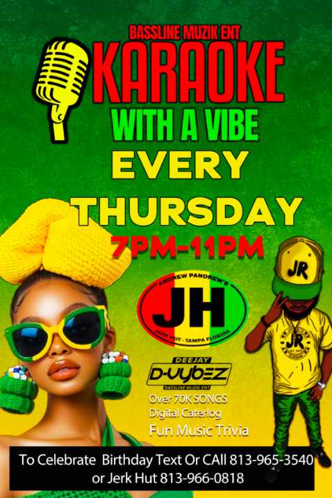 Karaoke With A Vibe Thursdays Tampa